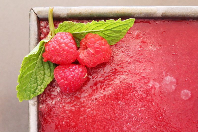 Homemade Watermelon Berry Freezer Sorbet | PepperDesignBlog.com