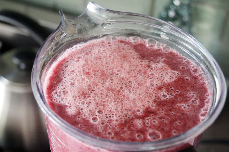 Homemade Watermelon Berry Freezer Sorbet | PepperDesignBlog.com