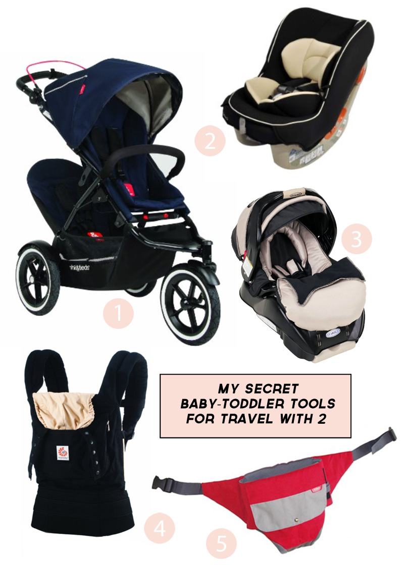 My Secret Baby-Toddler Tools for Travel with 2 | PepperDesignBlog.com