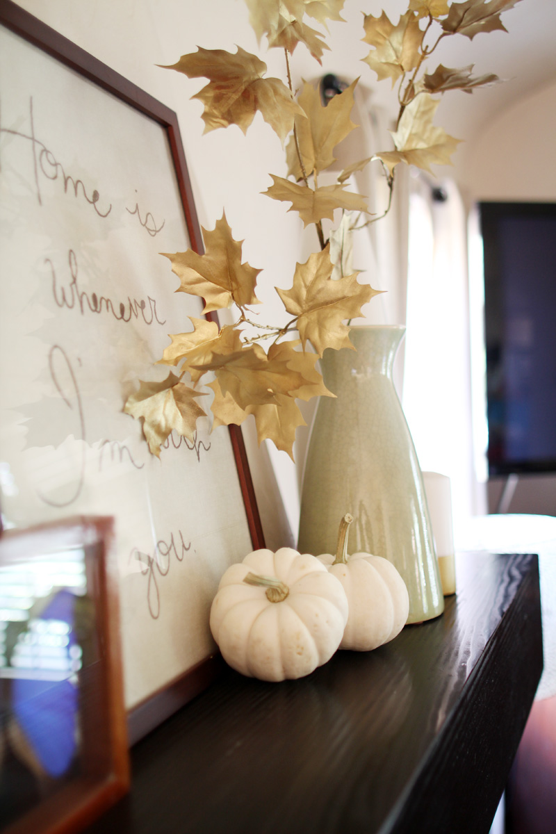 Our Home, Fall 2014 | Mantel | PepperDesignBlog.com