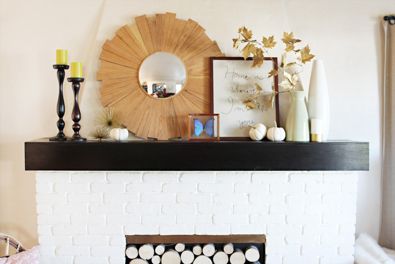 Our Home, Fall 2014 | Mantel | PepperDesignBlog.com