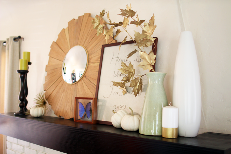 Our Home, Fall 2014 | Mantel | PepperDesignBlog.com