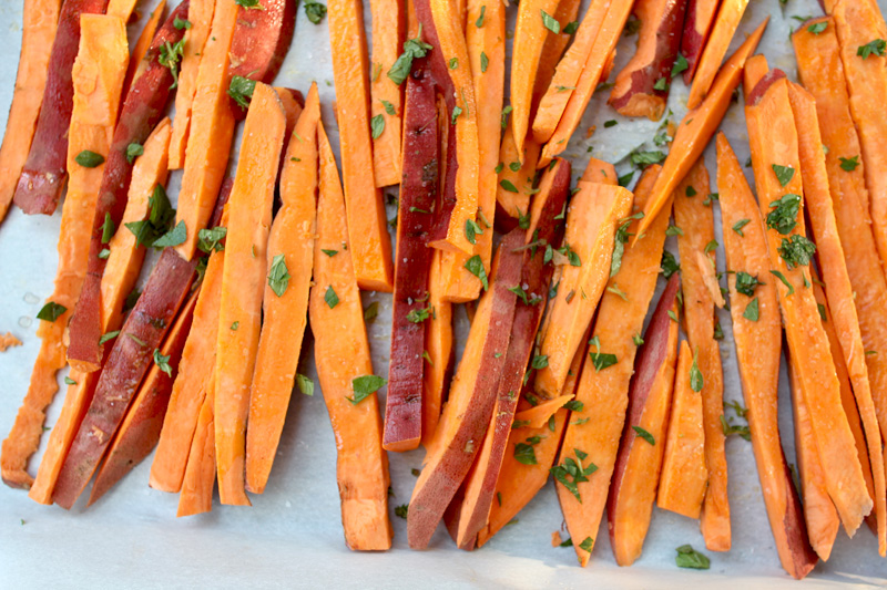 Roasted Sweet Potato Fries | PepperDesignBlog.com