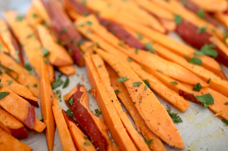 Roasted Sweet Potato Fries | PepperDesignBlog.com