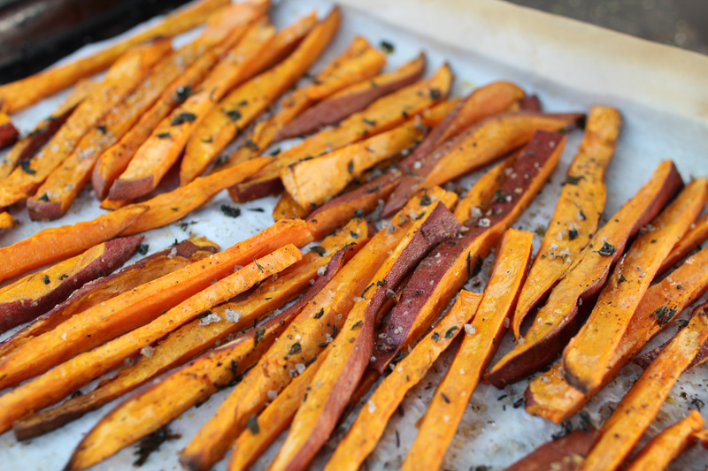 Roasted Sweet Potato Fries | PepperDesignBlog.com