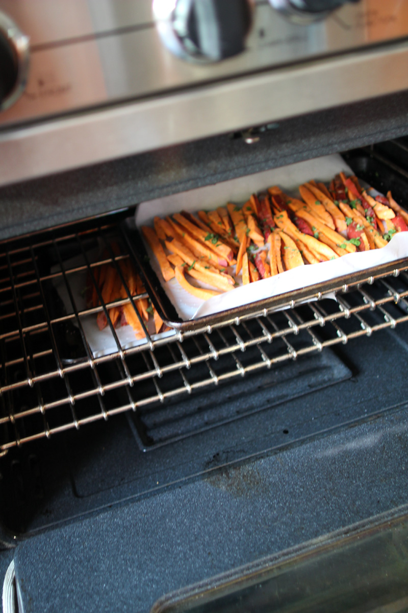 Roasted Sweet Potato Fries | PepperDesignBlog.com