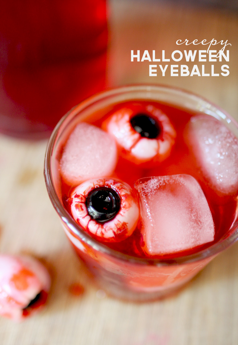 Creepy Halloween Eyeballs | PepperDesignBlog.com