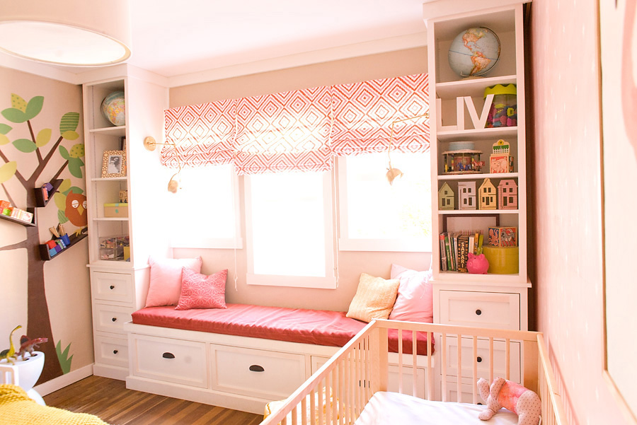 Girls' Room - A Modern Pink Nursery | PepperDesignBlog.com