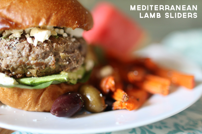 Good Eats: Mediterranean Lamb Sliders | PepperDesignBlog.com