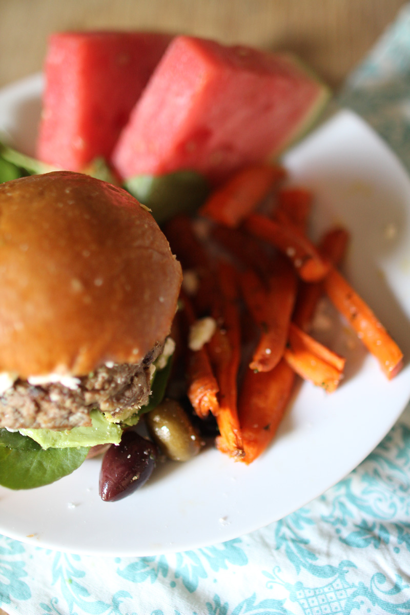 Good Eats: Mediterranean Lamb Burgers | PepperDesignBlog.com