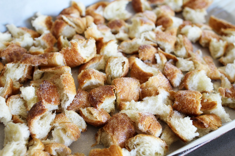 Caramelized Pumpkin Croissant Bread Pudding | PepperDesignBlog.com