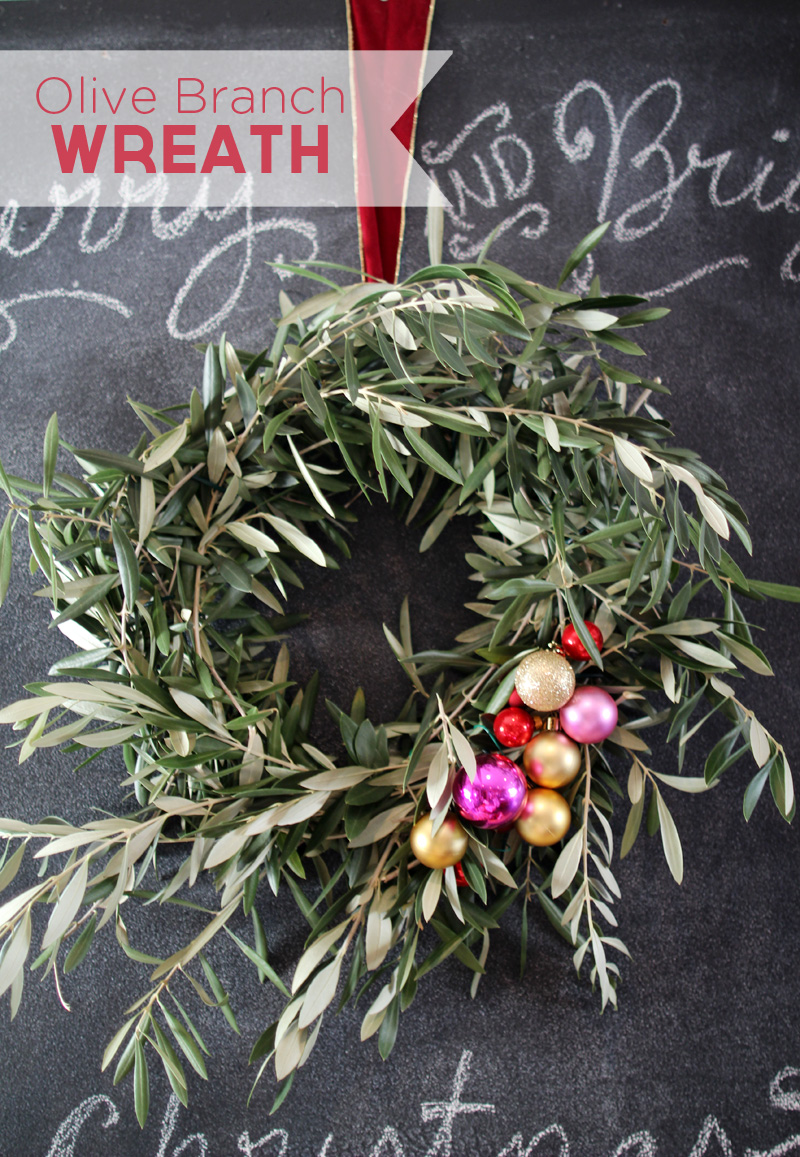 DIY Olive Branch Wreath | PepperDesignBlog.com