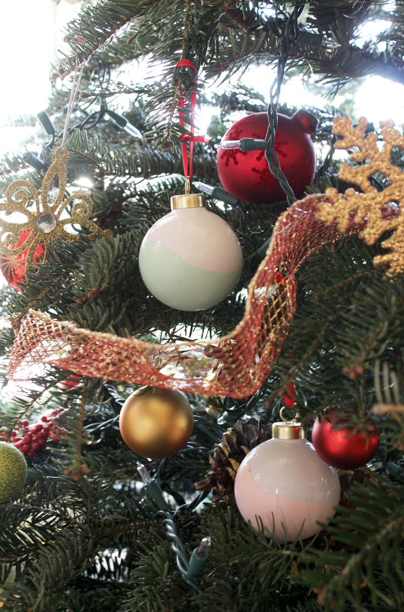 Our Home for the Holidays | Christmas 2014 | Hand Dipped Ornaments | PepperDesignBlog.com