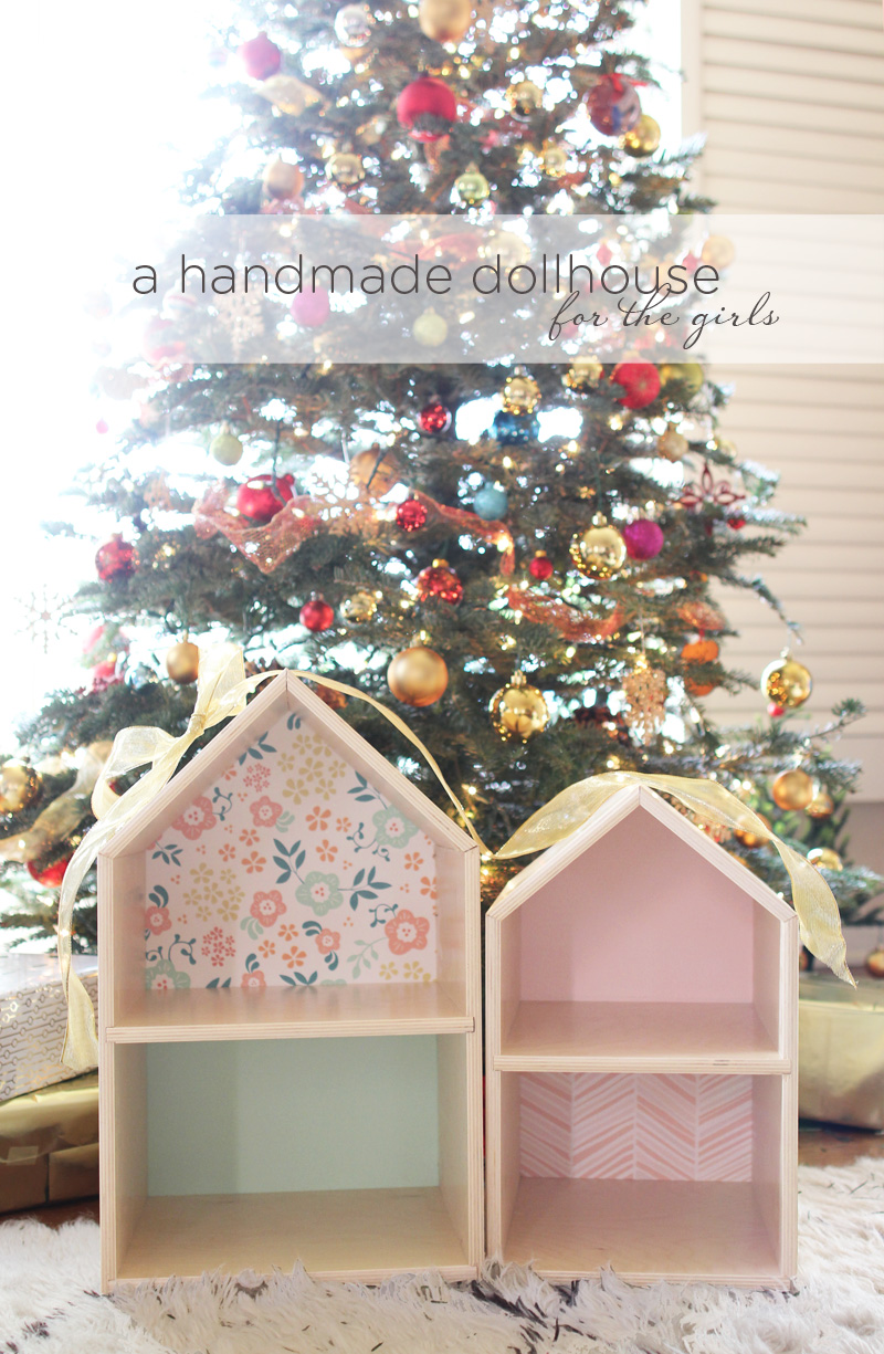 Handmade Wooden Dollhouse | PepperDesignBlog.com