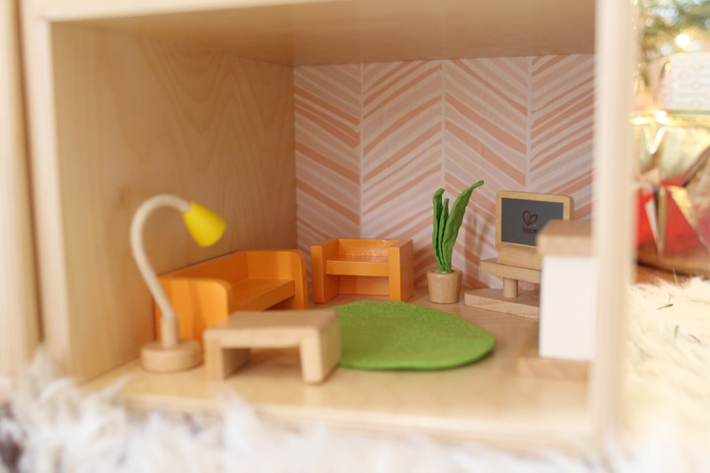 Handmade Wooden Dollhouse | PepperDesignBlog.com