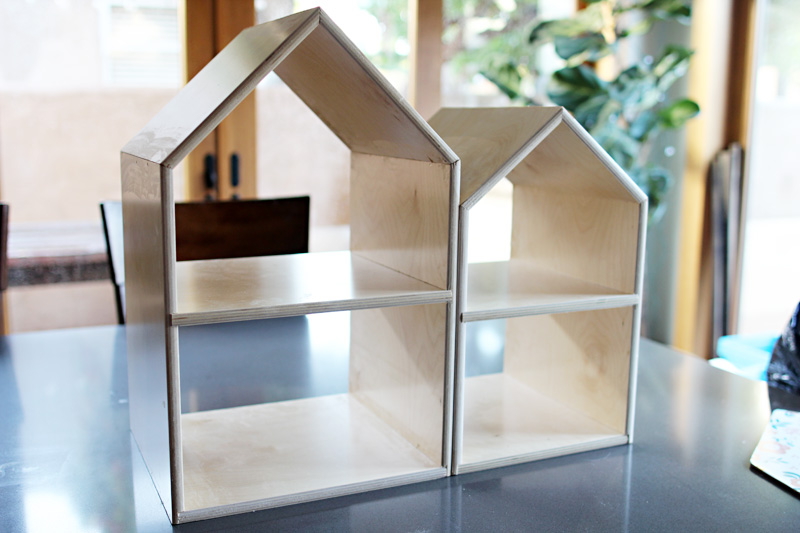 Handmade Wooden Dollhouse | PepperDesignBlog.com