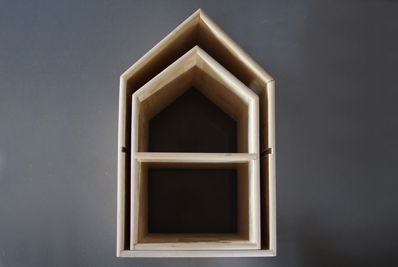 Handmade Wooden Dollhouse | PepperDesignBlog.com