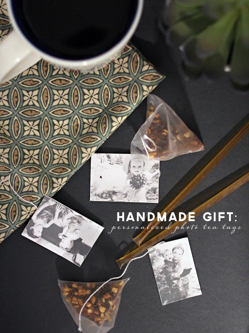 Handmade Gift: Photo Tea Tag | PepperDesignBlog.com