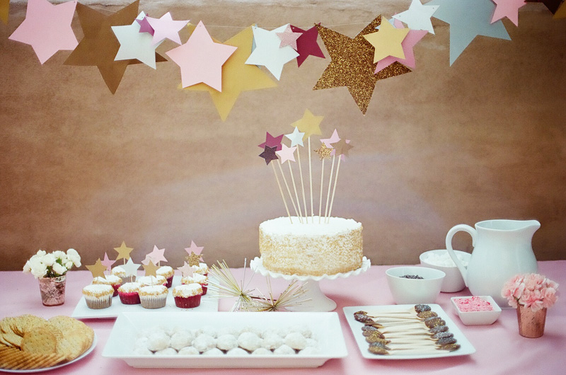 Liv's Sparkly Star Birthday Party | PepperDesignBlog.com