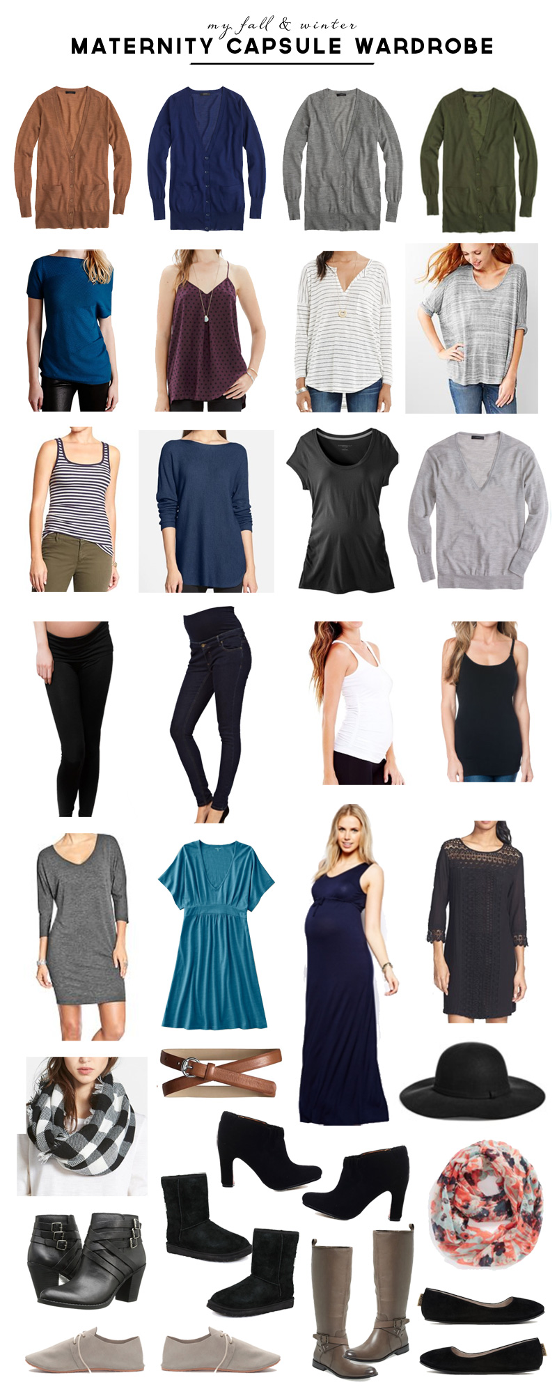 Fall & Winter Maternity Capsule Wardrobe | PepperDesignBlog.com