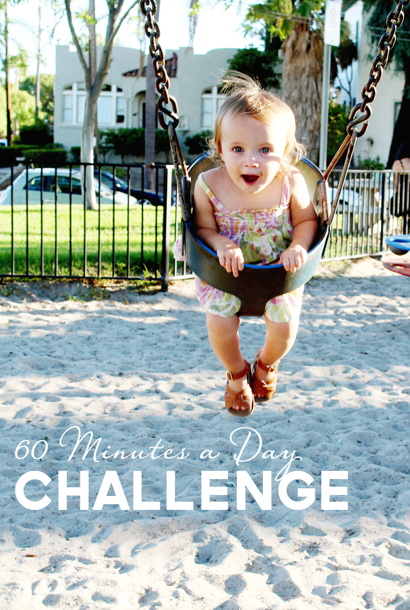 60 Minutes of Play a Day Challenge | PepperDesignBlog.com