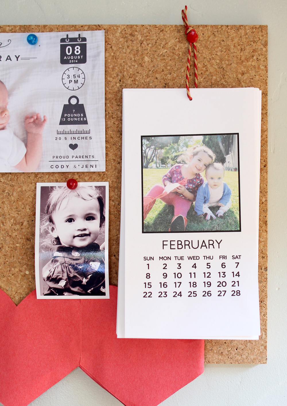 2015 Family Calendar | PepperDesignBlog.com