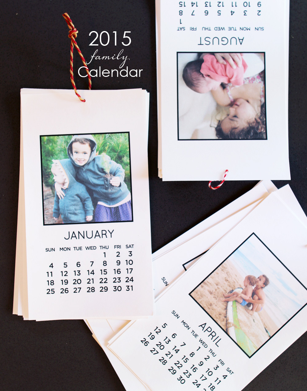 2015 Family Calendar | PepperDesignBlog.com