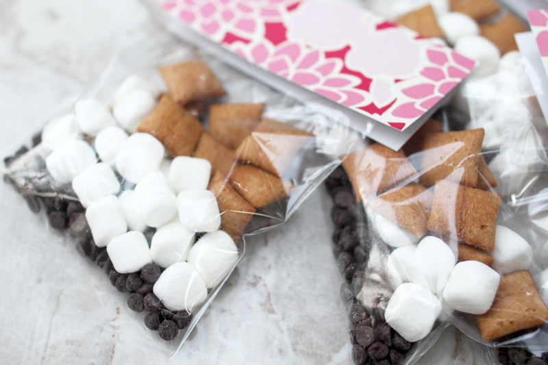 Valentine's Day S'more Treat, Favor | Easy DIY Folded Card Packets | PepperDesignBlog.com