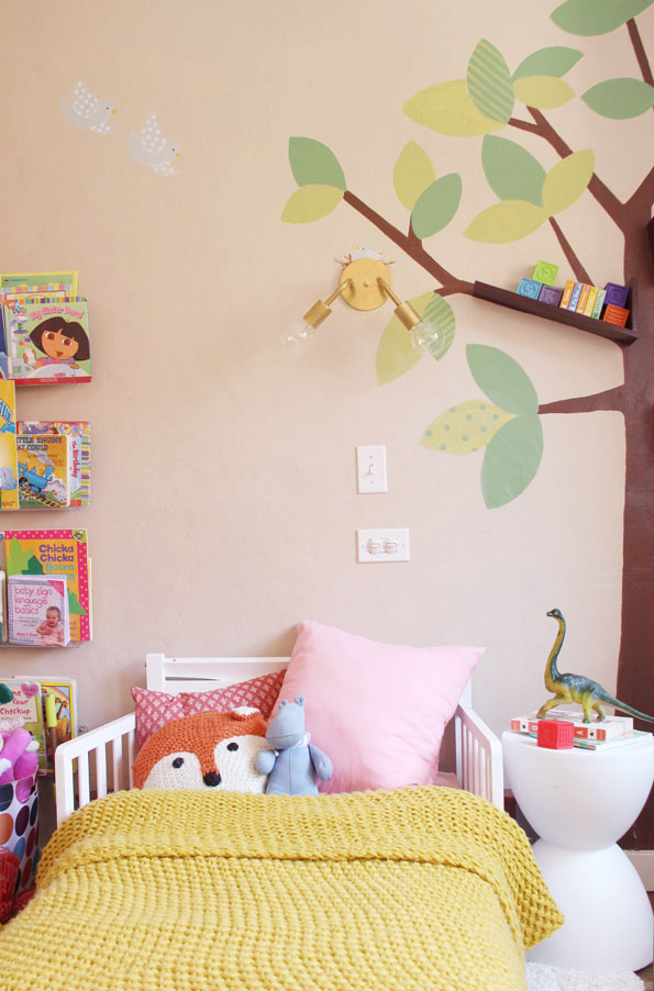 Girls' Room - A Modern Pink Nursery | A New Daybed | PepperDesignBlog.com