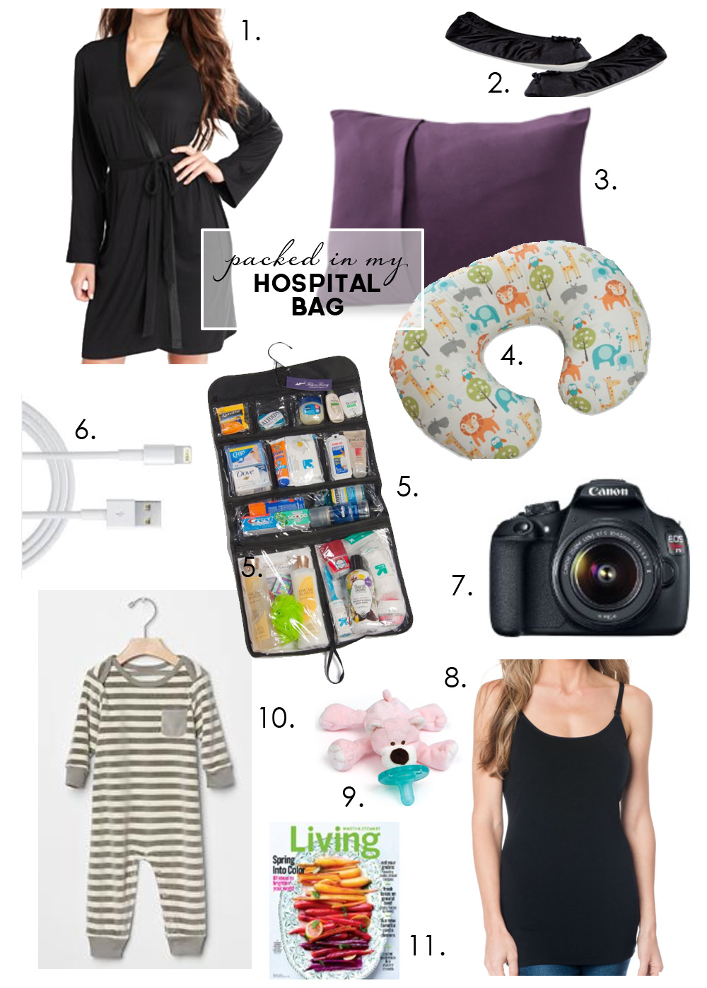 My Hospital Bag | PepperDesignBlog.com