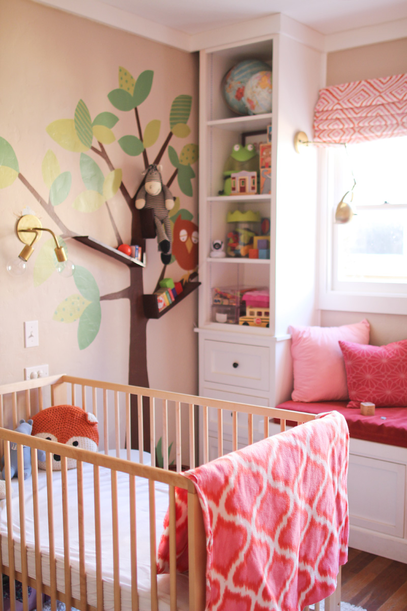 Girls' Room - New Crib Layout & Monitor | PepperDesignBlog.com