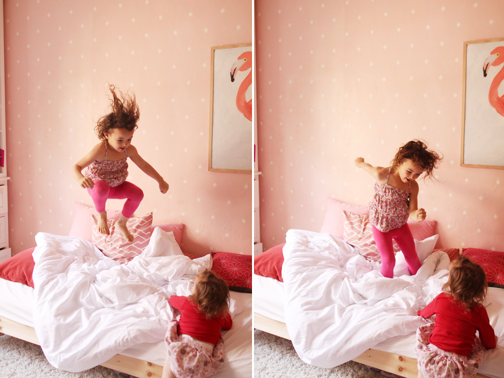 Girls' Room - A Modern Pink Nursery | A New Daybed | PepperDesignBlog.com