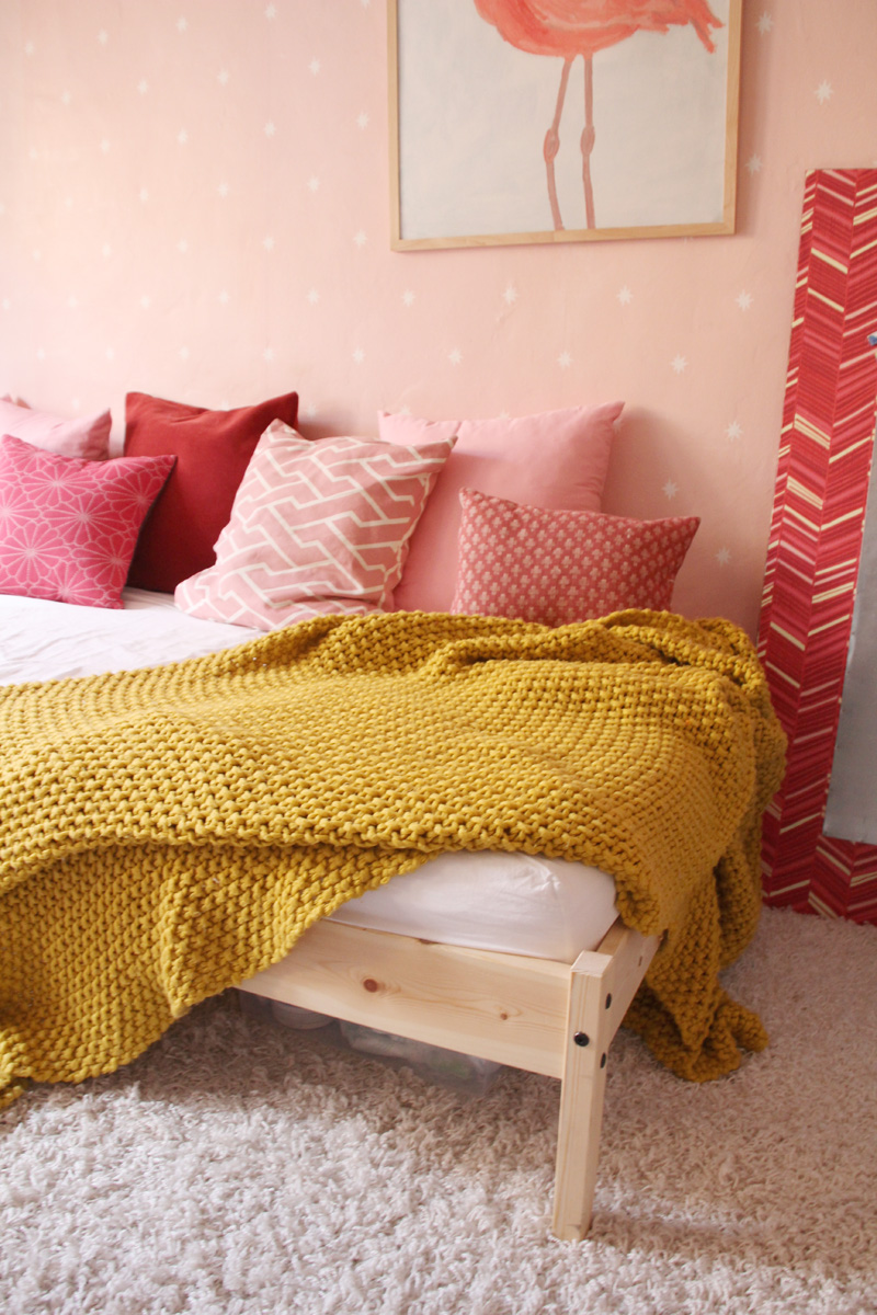 Girls' Room - A Modern Pink Nursery | A New Daybed | PepperDesignBlog.com