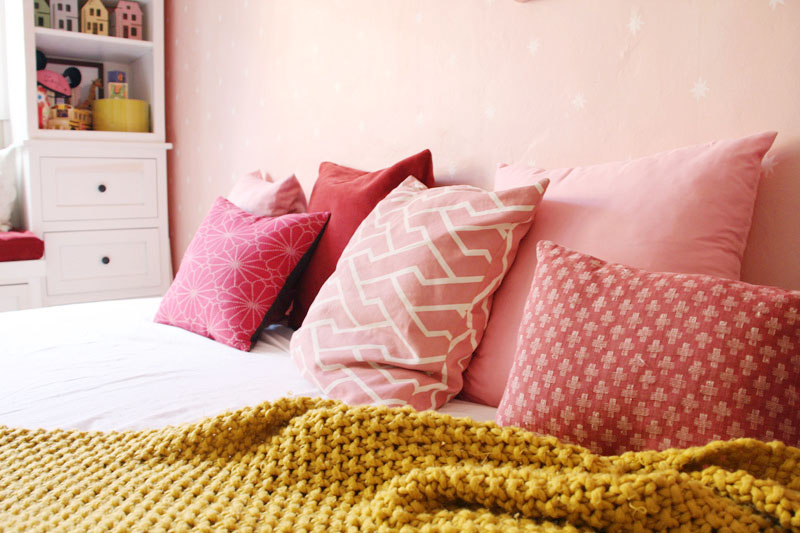 Girls' Room - A Modern Pink Nursery | A New Daybed | PepperDesignBlog.com