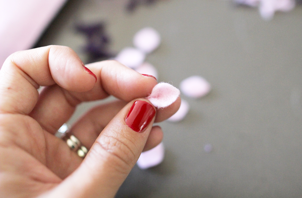 DIY Felt Flower Hair Clip Tutorial | PepperDesignBlog.com