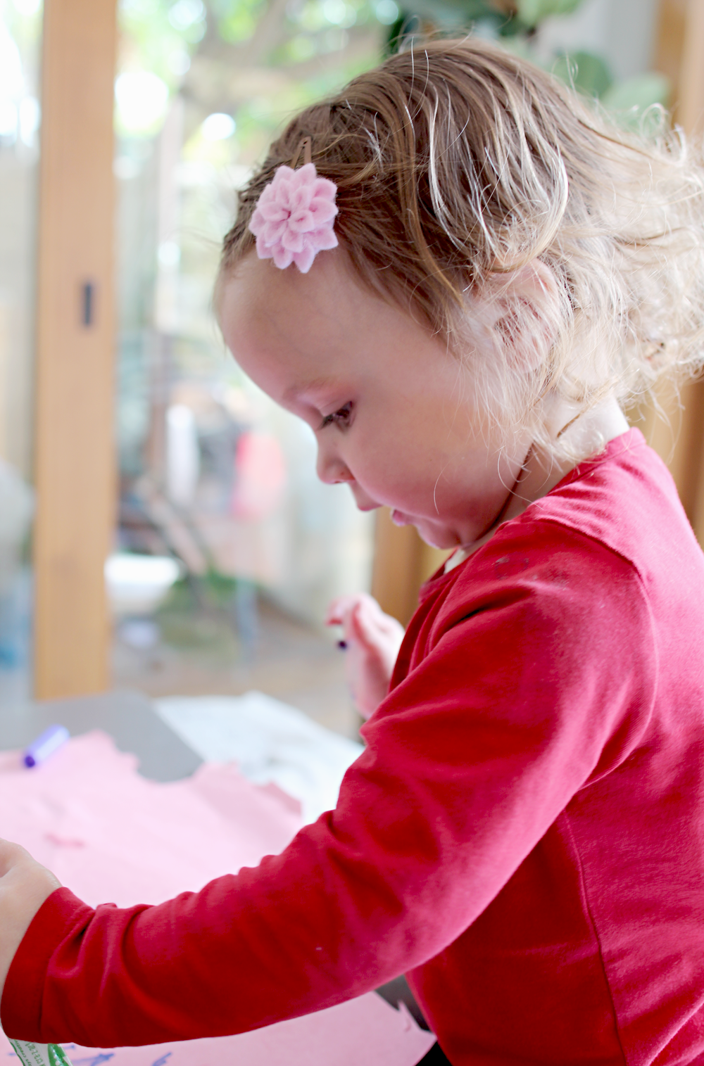 DIY Felt Flower Hair Clip Tutorial | PepperDesignBlog.com