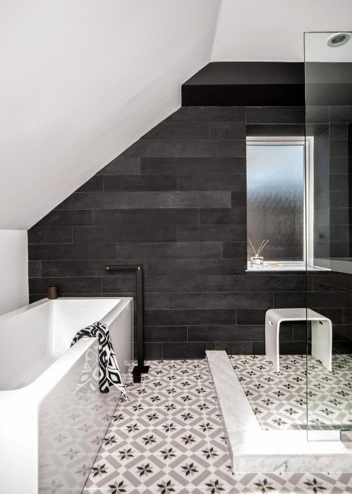 Master Bathroom Cement Tile Inspiration | PepperDesignBlog.com