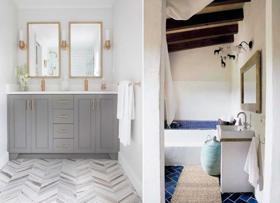 Master Bathroom Tile Inspiration | PepperDesignBlog.com