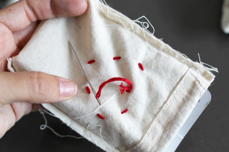 Lavender Drawer Satchel, Helps with Mothballs | Kid-Friendly Project | PepperDesignBlog.com