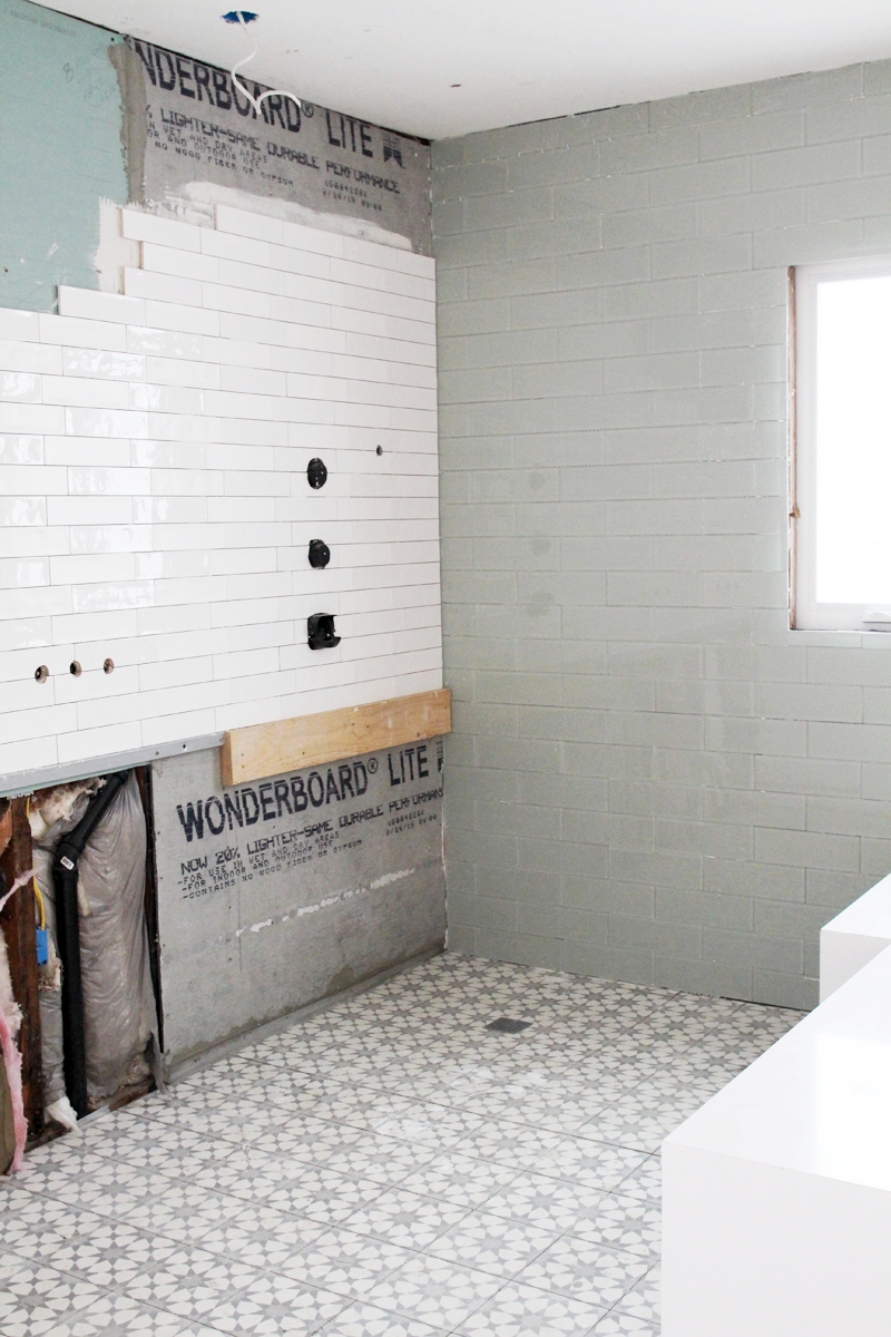 Master Bathroom, Week 14 | PepperDesignBlog.com