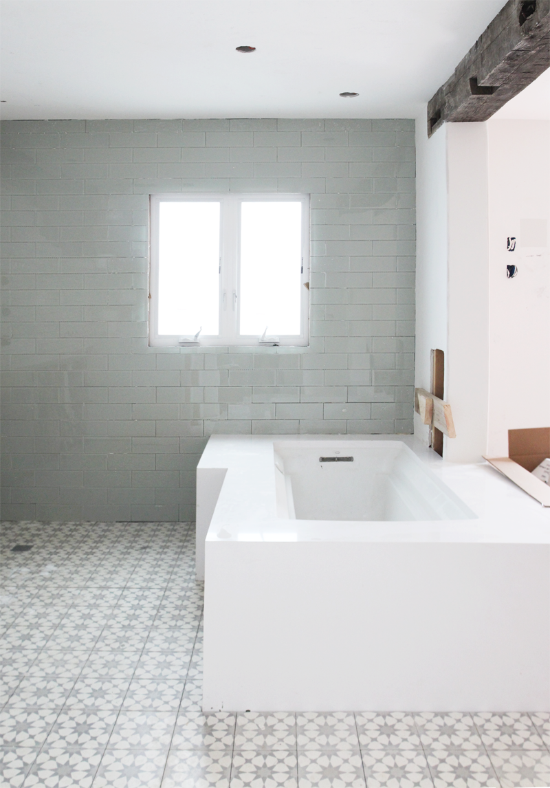 Master Bathroom, Week 14 | PepperDesignBlog.com