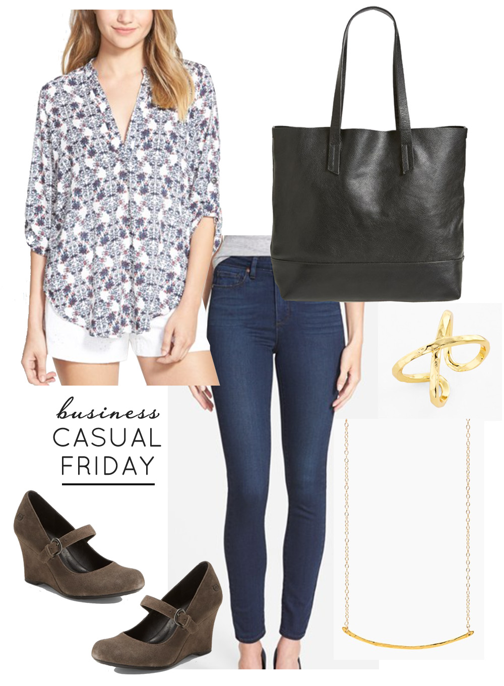 Business Casual Friday Style Board | Nordstrom Anniversary Sale