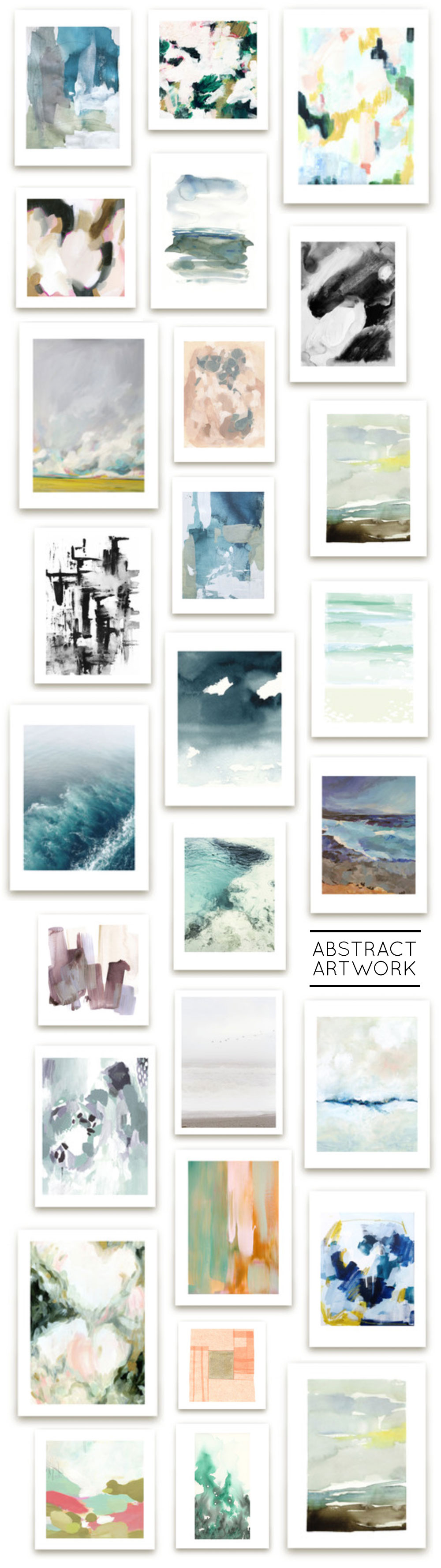 Master Bedroom & Bathroom Minted Artwork Roundup